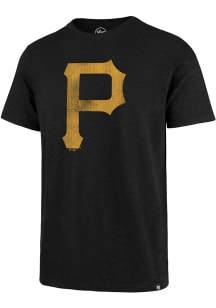 47 Pittsburgh Pirates Black Grit Scrum Short Sleeve Fashion T Shirt