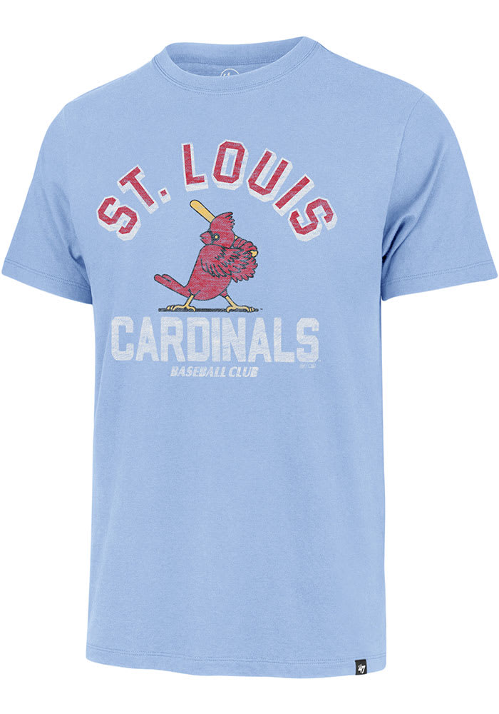 47 St Louis Cardinals Light Blue Retrograde Franklin Short Sleeve Fashion T Shirt