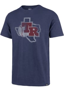 47 Texas Rangers Blue Coop Grit Vintage Scrum Short Sleeve Fashion T Shirt