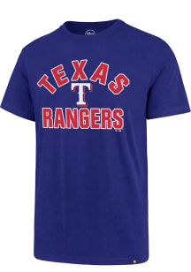 47 Texas Rangers Blue Gamer Super Rival Short Sleeve T Shirt