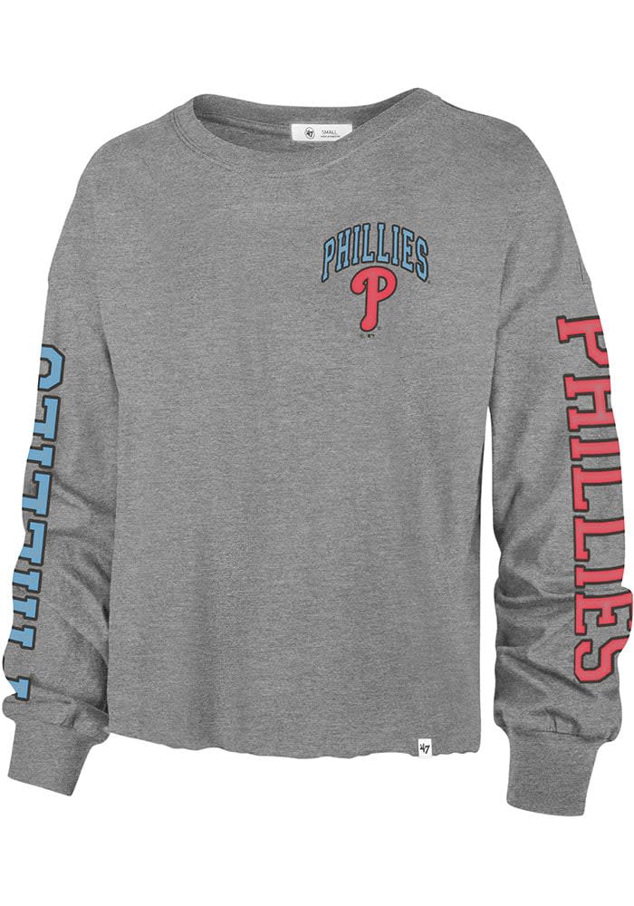 47 Philadelphia Phillies Womens White Parkway Long Sleeve LS Tee