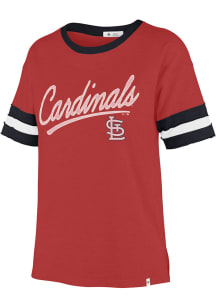 47 St Louis Cardinals Womens Red Dani Short Sleeve T-Shirt