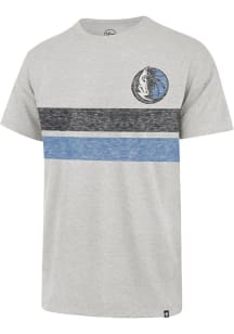 47 Dallas Mavericks Grey BARS BOND FRANKLIN Short Sleeve Fashion T Shirt