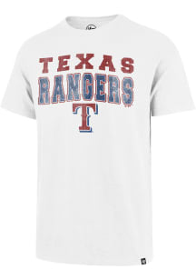 47 Texas Rangers White STADIUM WAVE SCRUM Short Sleeve Fashion T Shirt