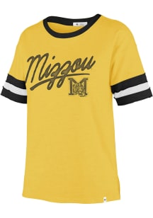 47 Missouri Tigers Womens Gold Dani Short Sleeve T-Shirt