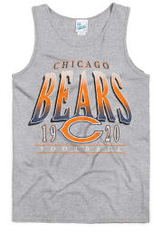 47 Chicago Bears Mens Grey VINTAGE TUBULAR Short Sleeve Tank Top