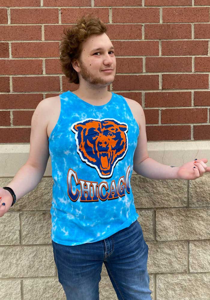 47 Chicago Bears Short Sleeve BIG LEAGUER Tank Top - Blue