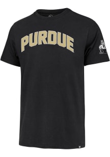 47 Purdue Boilermakers Black Franklin Fieldhouse Short Sleeve Fashion T Shirt