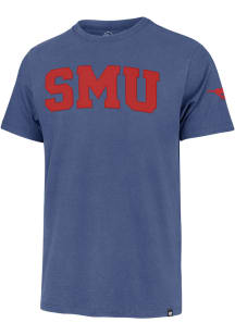47 SMU Mustangs Blue Franklin Fieldhouse Short Sleeve Fashion T Shirt