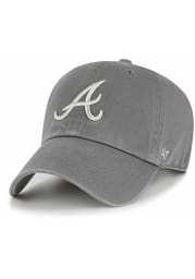 47 Atlanta Braves Ballpark Clean Up Adjustable Hat - Grey