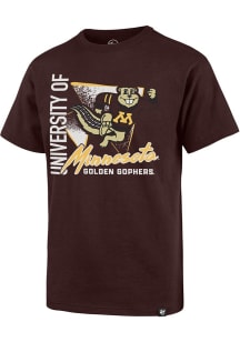 Youth Minnesota Golden Gophers Maroon 47 Side Arm Short Sleeve T-Shirt
