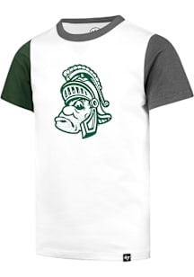 47 Michigan State Spartans Youth White Super Two Short Sleeve Fashion T-Shirt