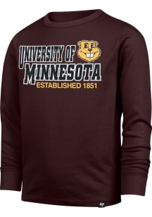 Youth Minnesota Golden Gophers Maroon 47 Overshift Long Sleeve T-Shirt