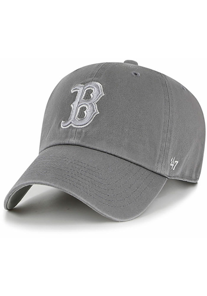 47 Boston Red Sox GRAY Ballpark Clean Up Adjustable Hat - 48010004