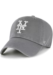 47 New York Mets Ballpark Clean Up Adjustable Hat - Grey