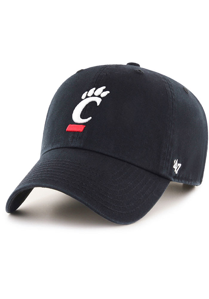 47 Cincinnati Bearcats Black Clean Up Youth Adjustable Hat