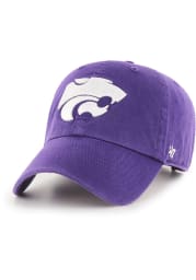 47 K-State Wildcats Purple Clean Up Youth Adjustable Hat
