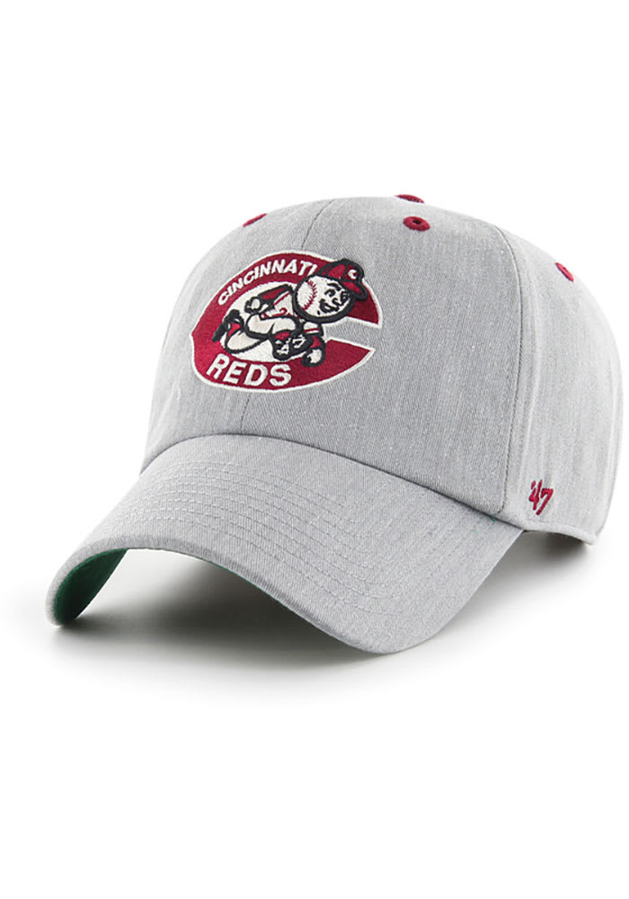 47 Cincinnati Reds Full Count Clean Up Adjustable Hat - Grey