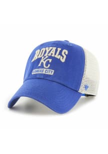 47 Kansas City Royals Morgantown Clean Up Adjustable Hat - Blue