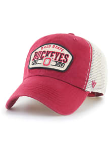 47 Ohio State Buckeyes Penwald Clean Up Adjustable Hat - Red