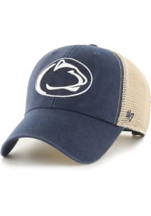 47 Navy Blue Penn State Nittany Lions Flagship Wash MVP Adjustable Hat