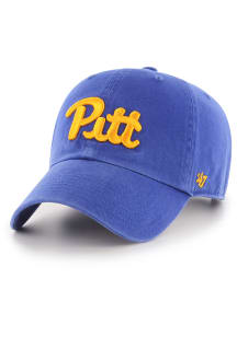 47 Pitt Panthers Clean Up Adjustable Hat - Blue