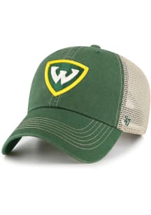 47 Wayne State Warriors Trawler Clean Up Adjustable Hat - Green
