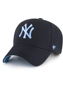 47 New York Yankees World Series Patch Sure Shot MVP Adjustable Hat - Navy Blue