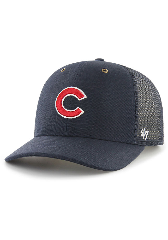 47 Chicago Cubs Carhartt Mesh MVP Adjustable Hat - Navy Blue
