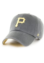 47 Pittsburgh Pirates Pastel Pop Clean Up Adjustable Hat - Charcoal
