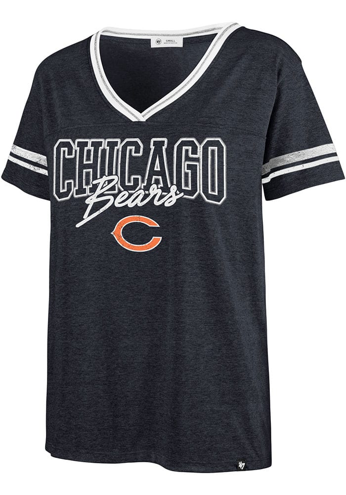 47 Women's '47 White Chicago Bears Frankie T-Shirt