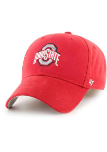 47 Ohio State Buckeyes Red Basic MVP Youth Adjustable Hat