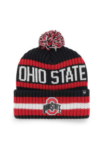 Ohio State Buckeyes 47 Bering Cuff Mens Knit Hat - Black