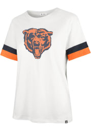 47 Chicago Bears Womens White Premier Frankie Short Sleeve T-Shirt