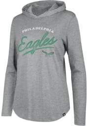 47 Philadelphia Eagles Womens Grey Premier Piper Hooded Sweatshirt