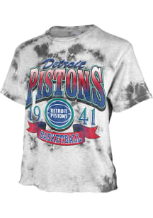 47 Detroit Pistons Womens Grey Tubular Short Sleeve T-Shirt