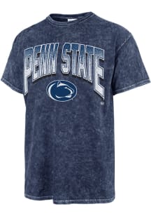 47 Penn State Nittany Lions Navy Blue Tubular Tie Dye Short Sleeve Fashion T Shirt