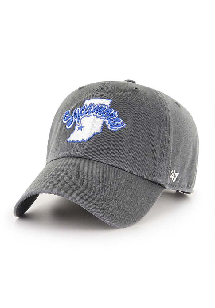 47 Indiana State Sycamores Clean Up Adjustable Hat - Charcoal