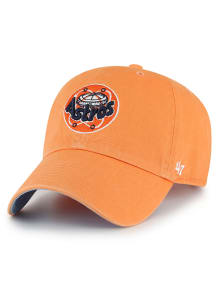 47 Houston Astros Double Under Clean Up Adjustable Hat - Orange