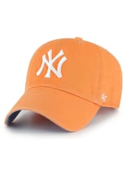 47 New York Yankees Double Under Clean Up Adjustable Hat - Orange