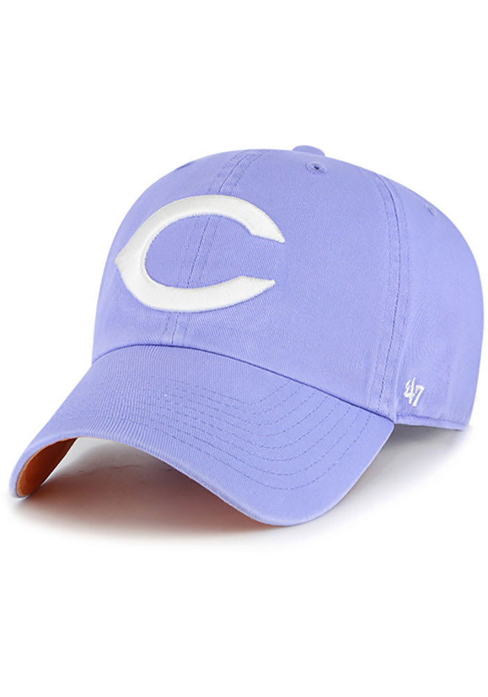 47 Cincinnati Reds Double Under Clean Up Adjustable Hat - Purple
