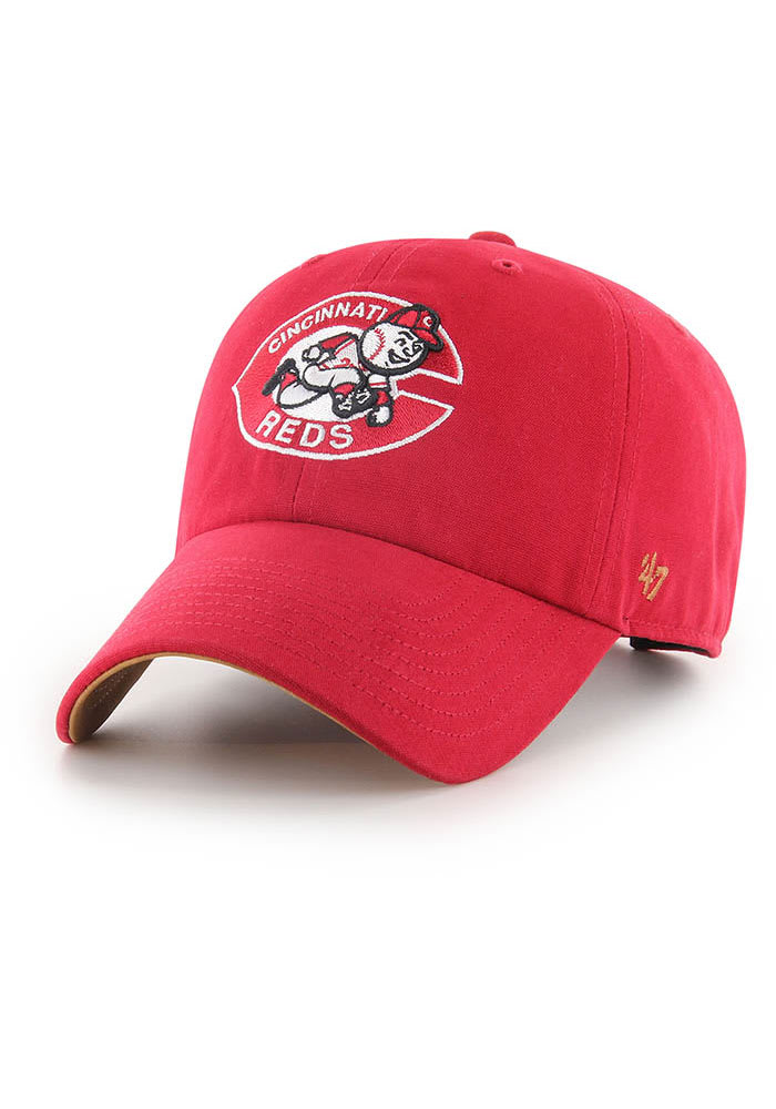47 Cincinnati Reds Cooperstown Artifact Clean Up Adjustable Hat -