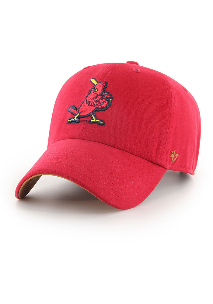 St. Louis Cardinals American Flag Adjustable Clean Up Hat by '47