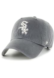 47 Chicago White Sox Pastel Pop Clean Up Adjustable Hat - Charcoal