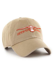 47 Texas Longhorns Retro Script Clean Up Adjustable Hat - Khaki