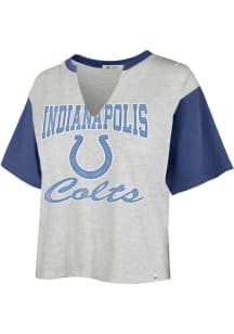 47 Indianapolis Colts Womens Grey Dolly Short Sleeve T-Shirt
