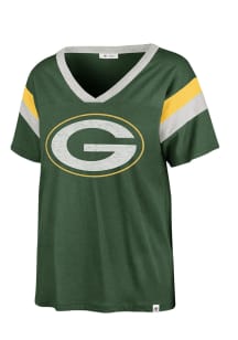 47 Green Bay Packers Womens Green Phoenix Short Sleeve T-Shirt