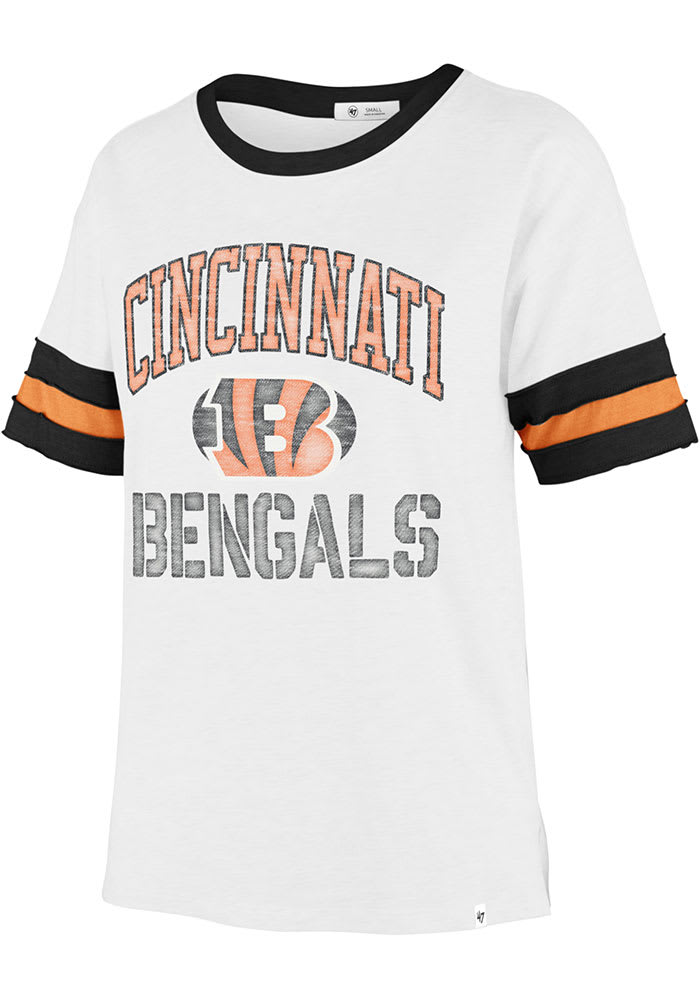 47 Cincinnati Bengals Womens Dani T Shirt Ivory 