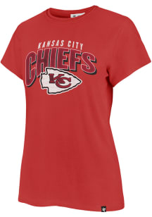 47 Kansas City Chiefs Womens Red Frankie Short Sleeve T-Shirt