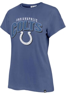 47 Indianapolis Colts Womens Blue Frankie Short Sleeve T-Shirt